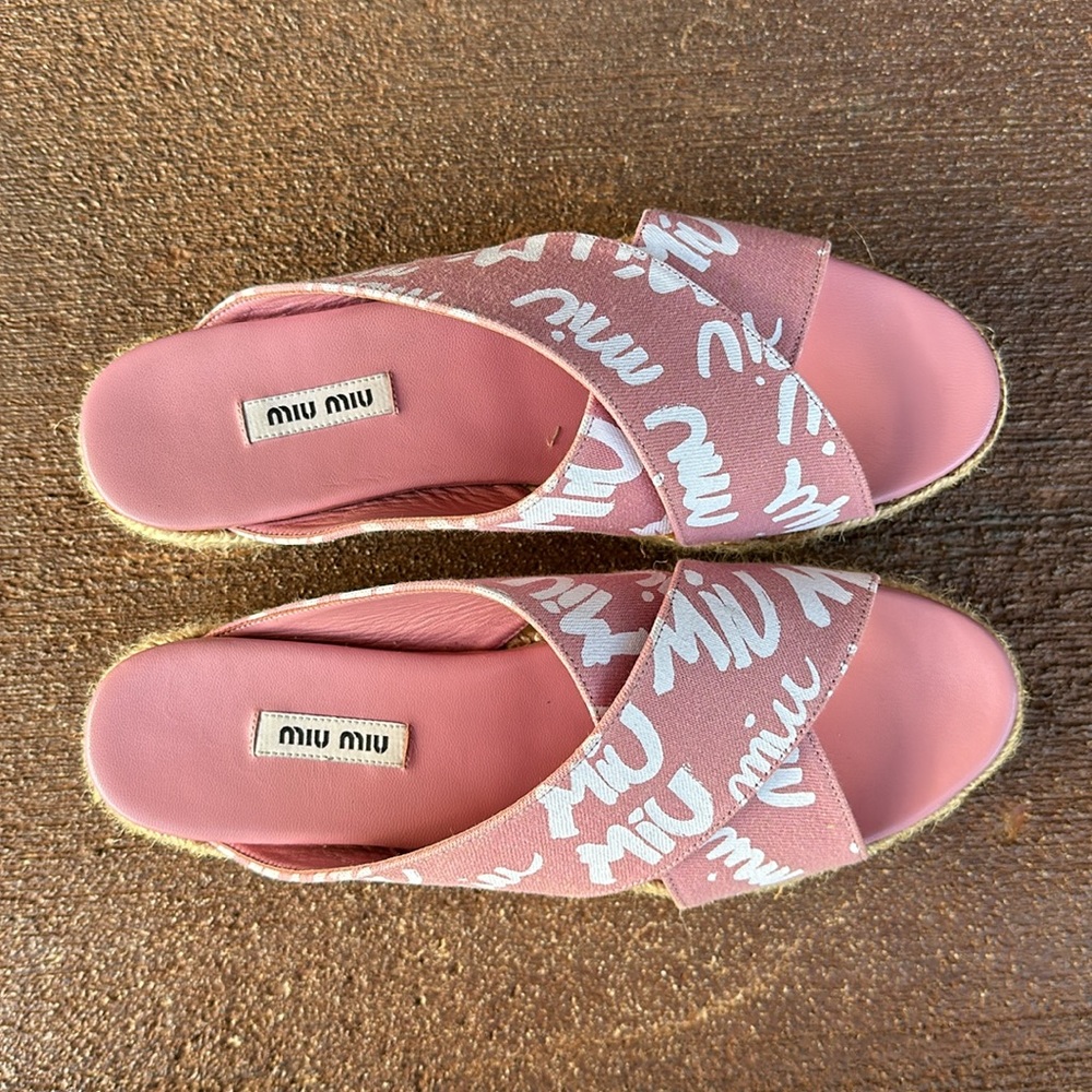 Miu Miu Platform Espadrilles - image 2